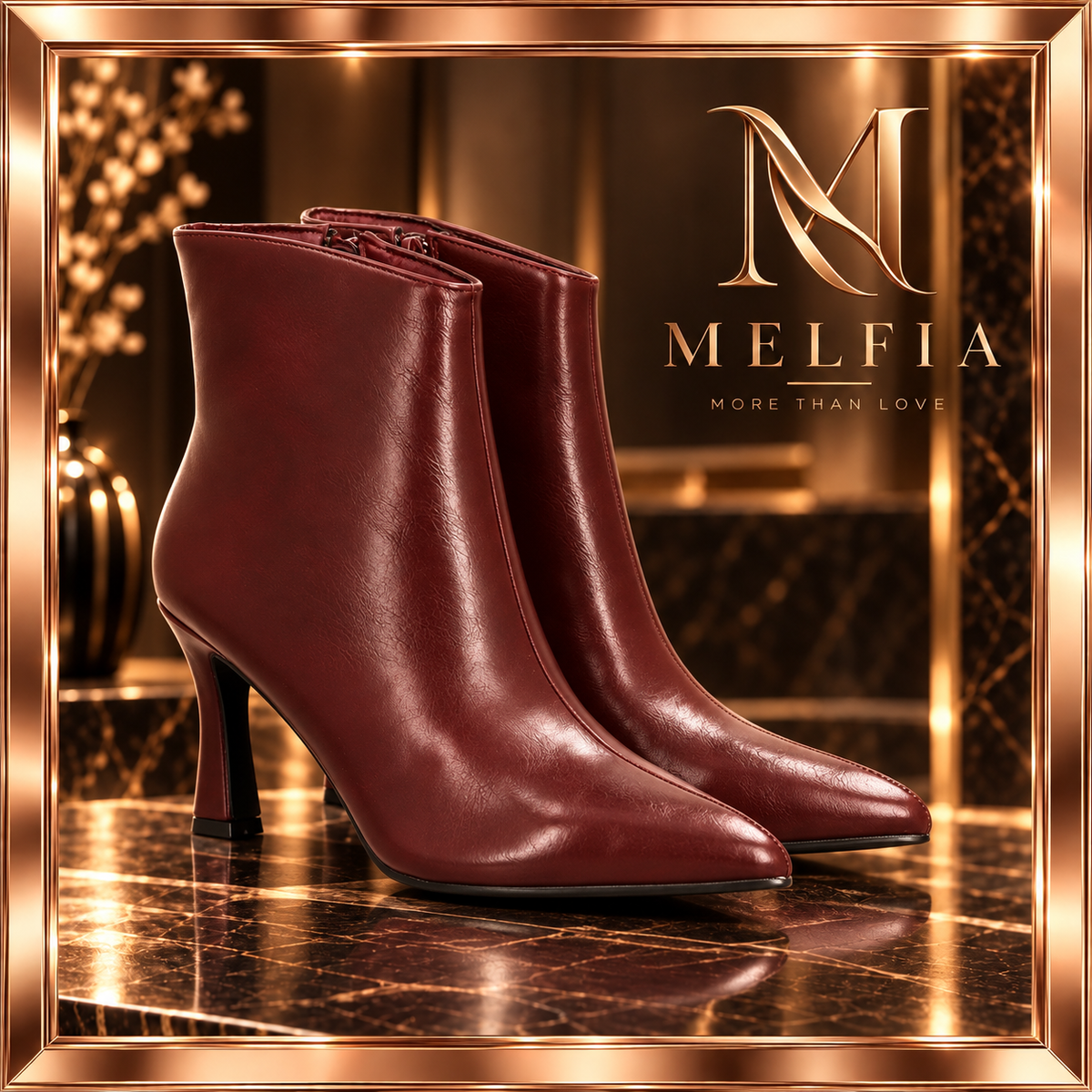 MELFIA Milano High Heel Ankle Boots