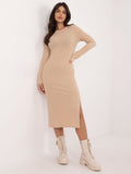MELFIA Lace-Up Bodycon Dress