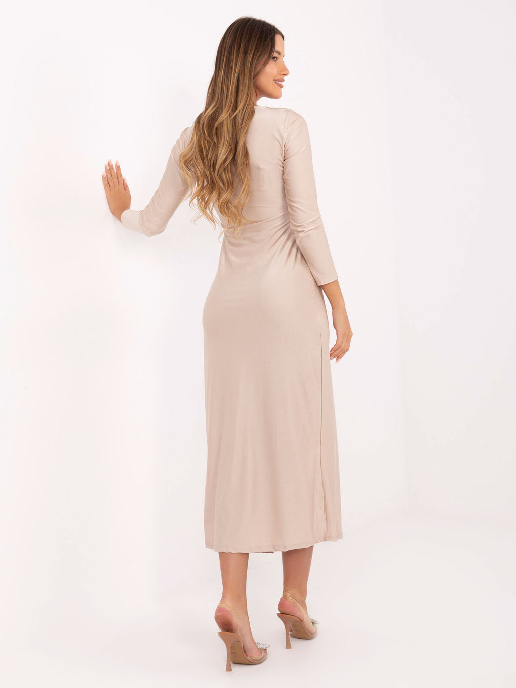 MELFIA Ruched Evening Dress