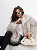 MELFIA  Elegante Felljacke mit Futter
