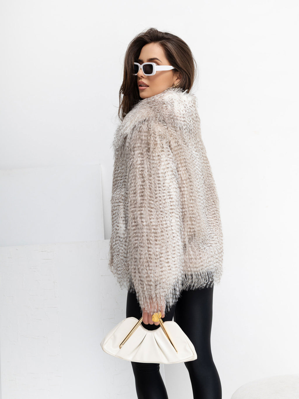MELFIA  Elegante Felljacke mit Futter