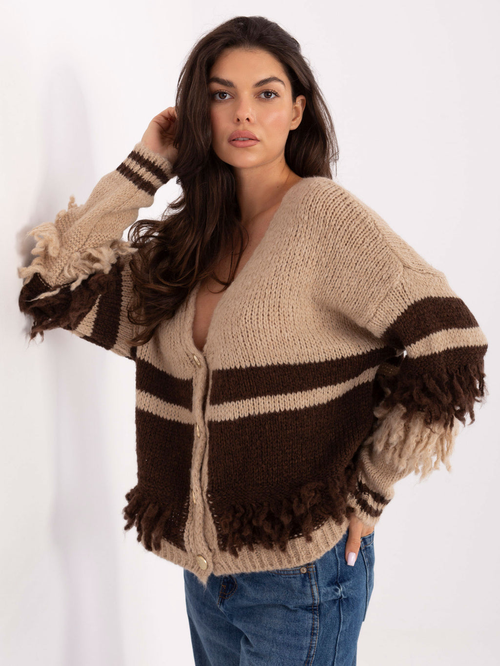 MELFIA® Cardigan mit Fransen