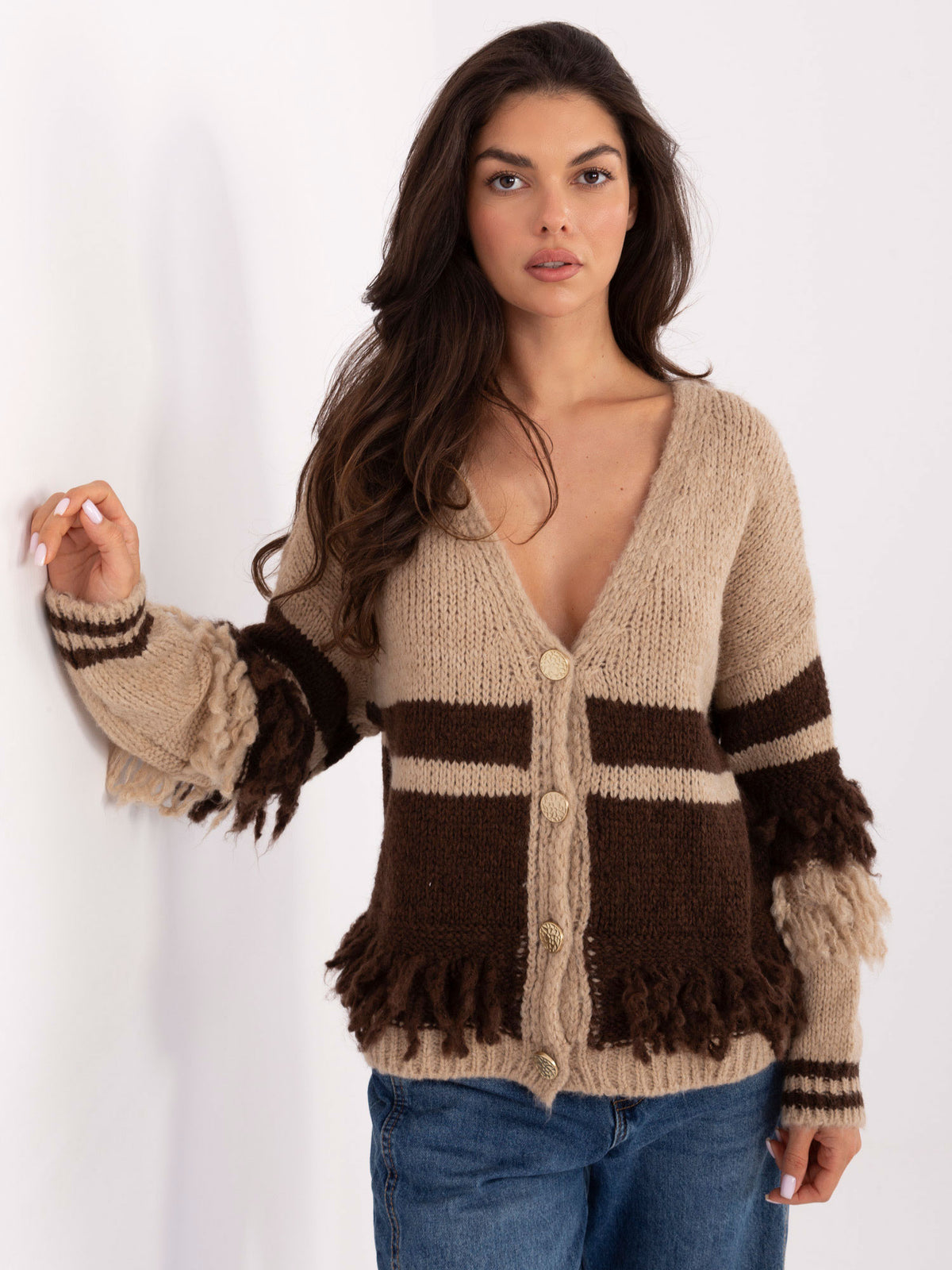 MELFIA® Cardigan mit Fransen