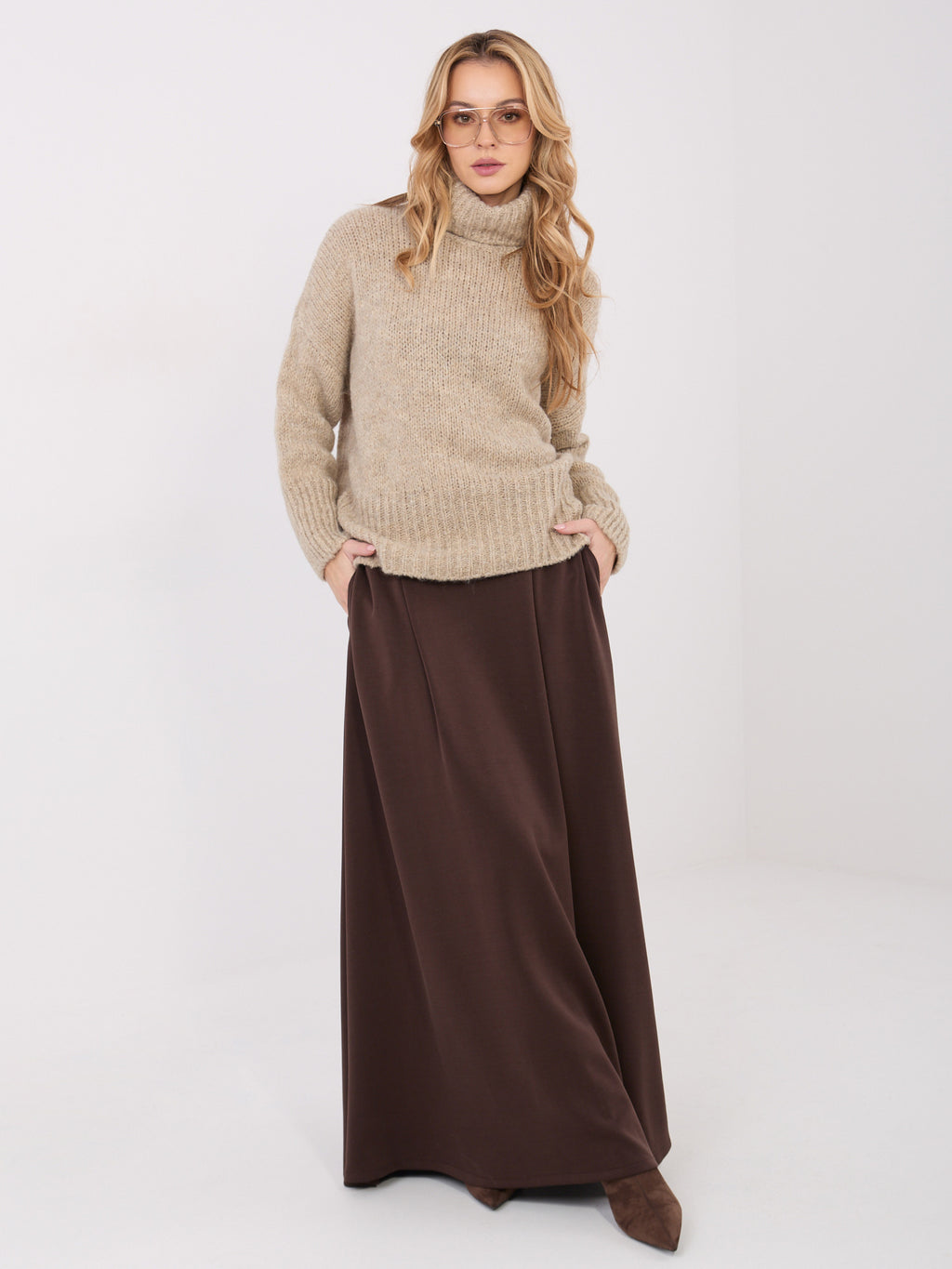 MELFIA  – Eleganter Rollkragenpullover aus Wolle