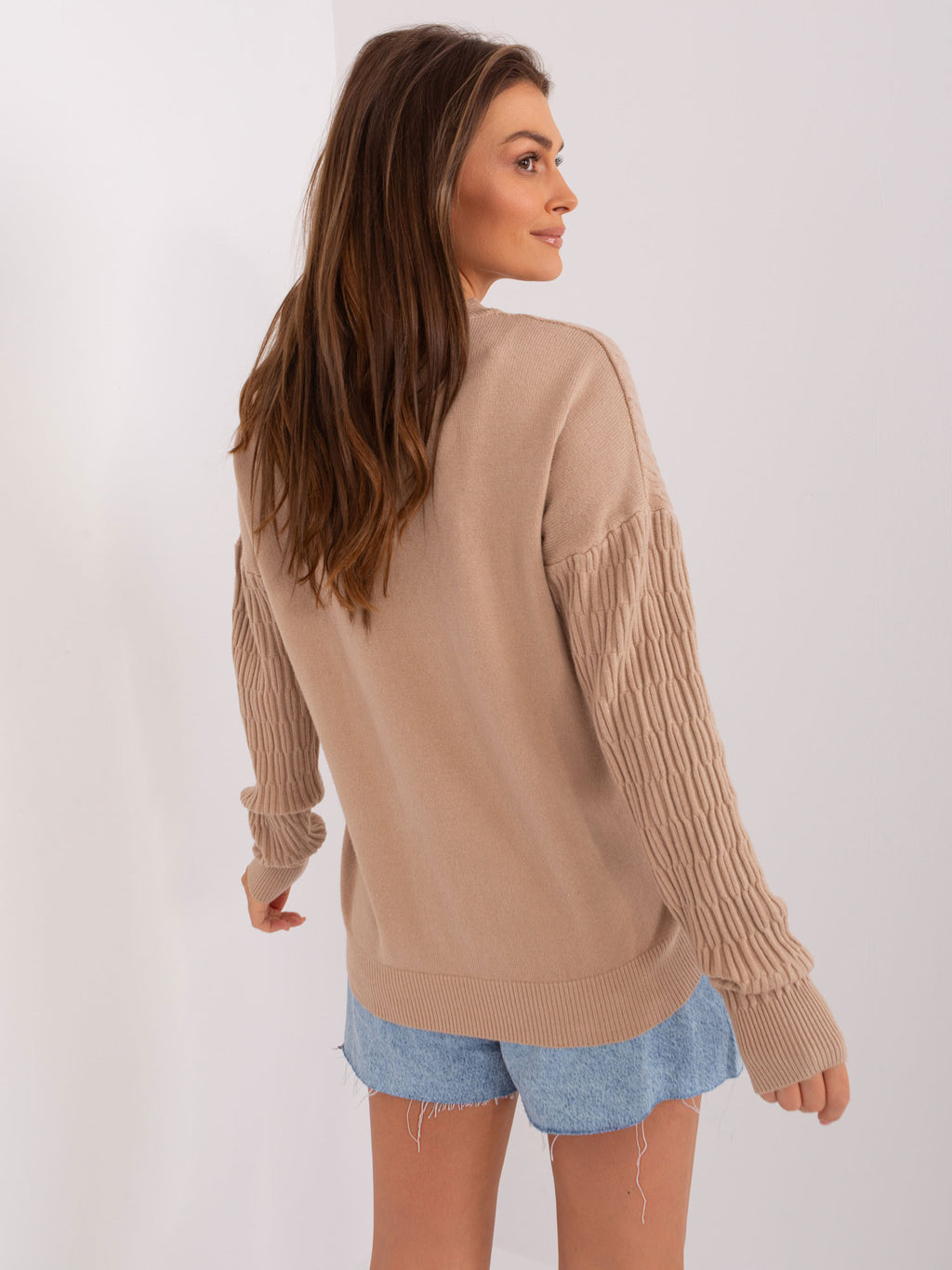 MELFIA – Klassischer Strickpullover mit Muster