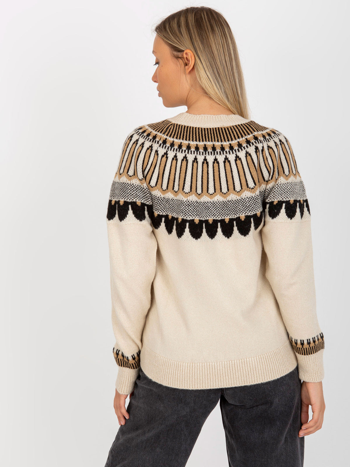 MELFIA – Klassischer Pullover mit elegantem Muster