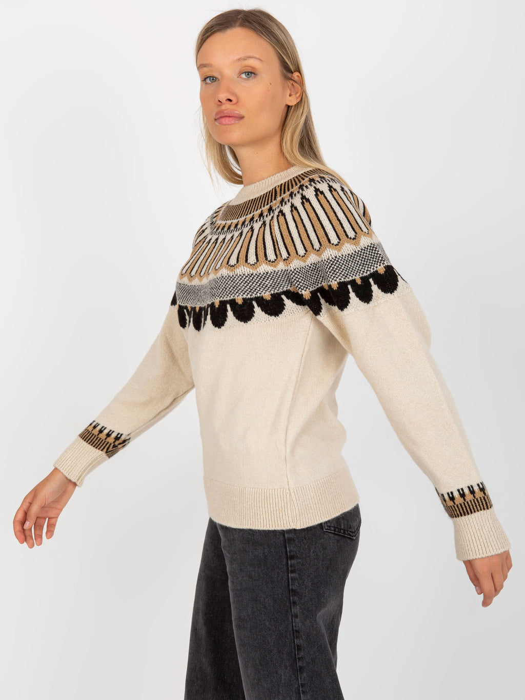 MELFIA – Klassischer Pullover mit elegantem Muster