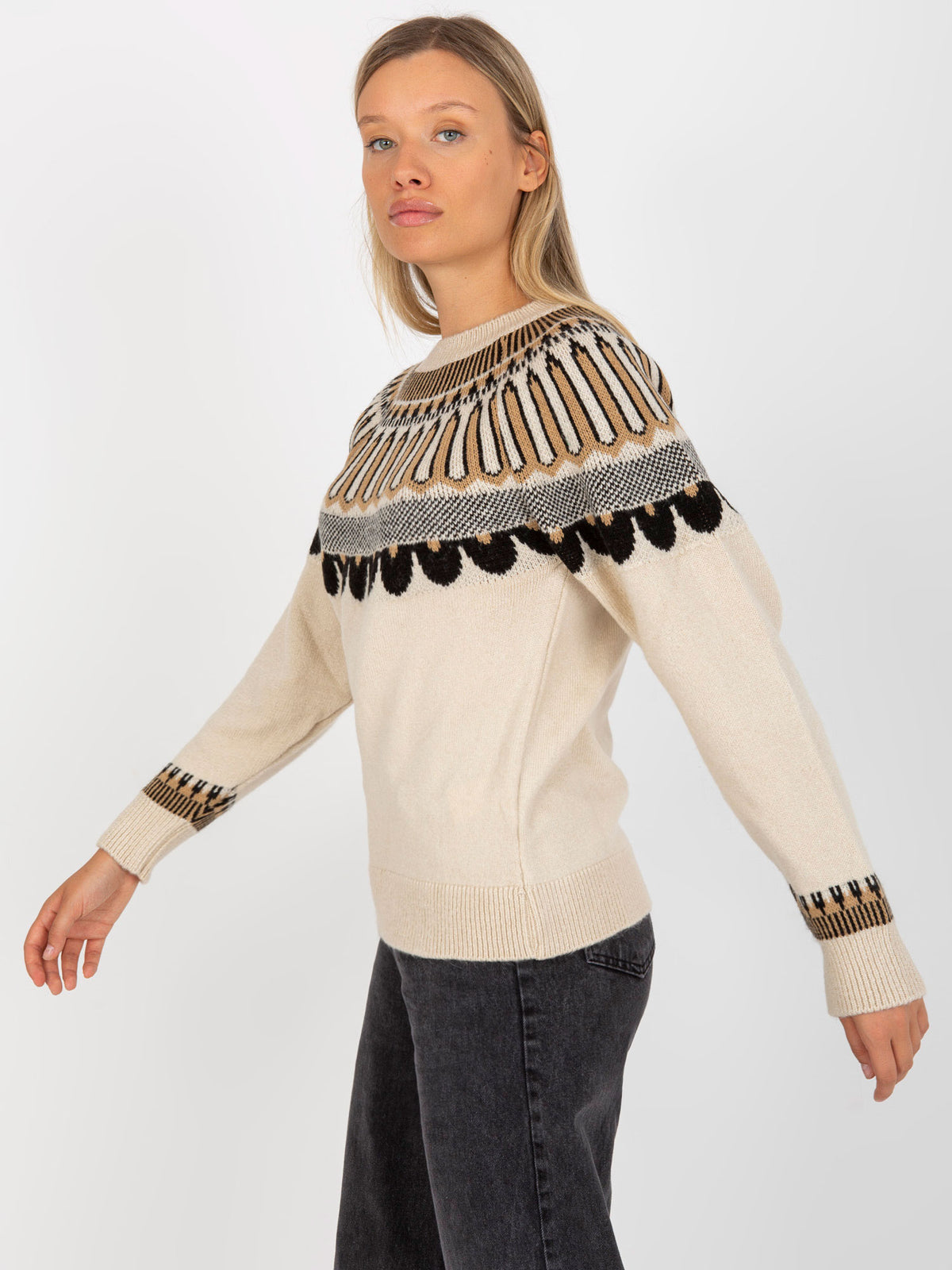 MELFIA – Klassischer Pullover mit elegantem Muster