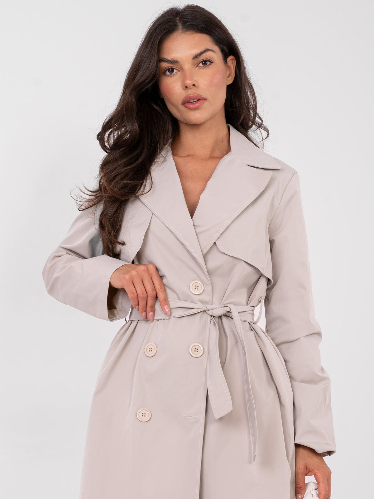 MELFIA – Damen-Trenchcoat mit Futter