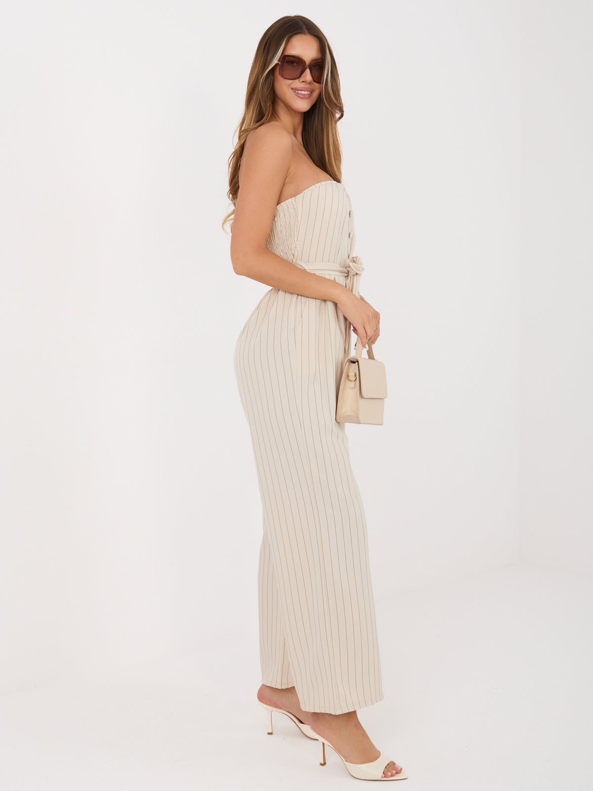 MELFIA® Damen-Overall mit elastischer Raffung – Elegant & Modern