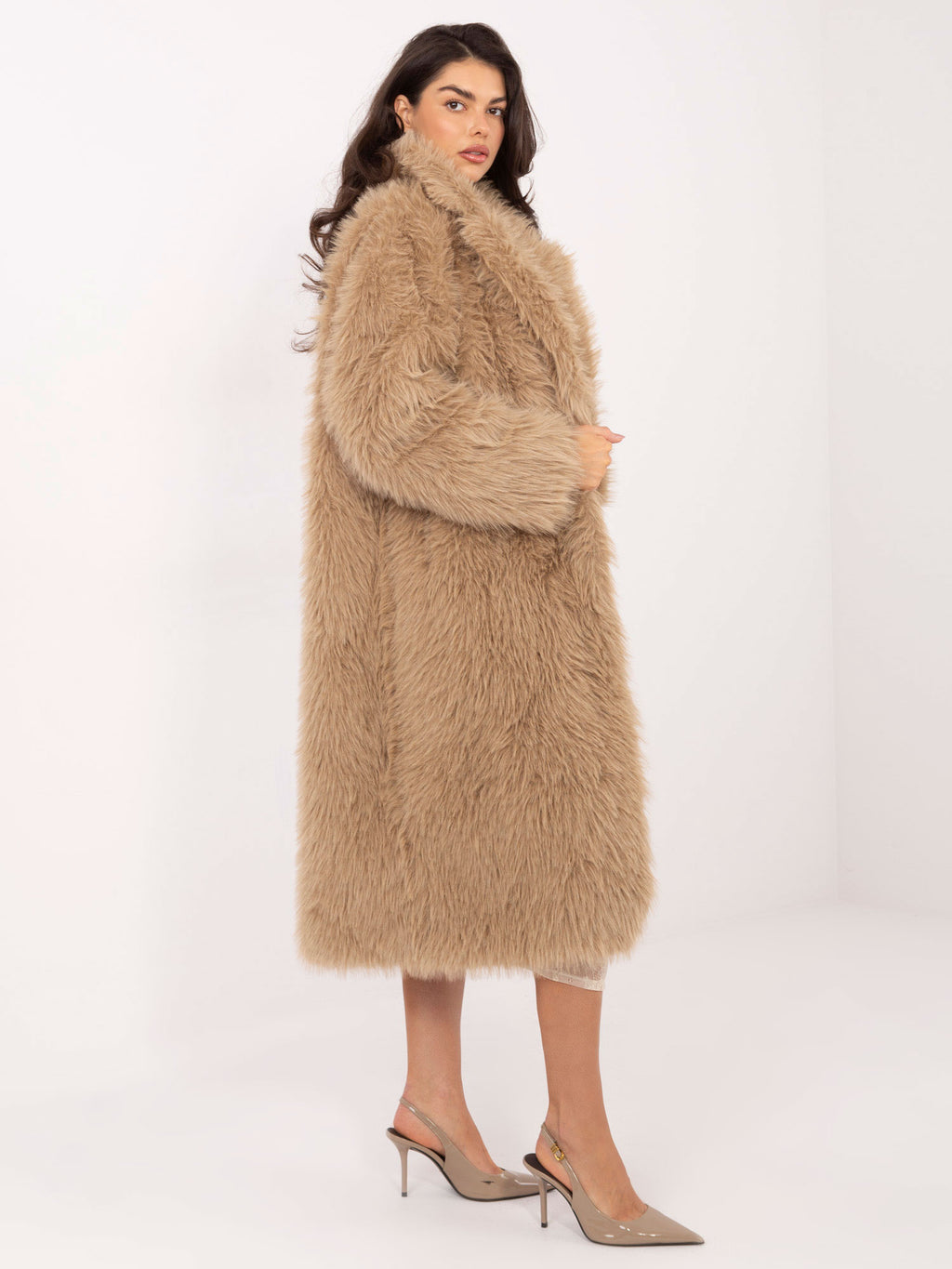 MELFIA ALESSIA – Eleganter Wintermantel für Frauen aus Kunstfell
