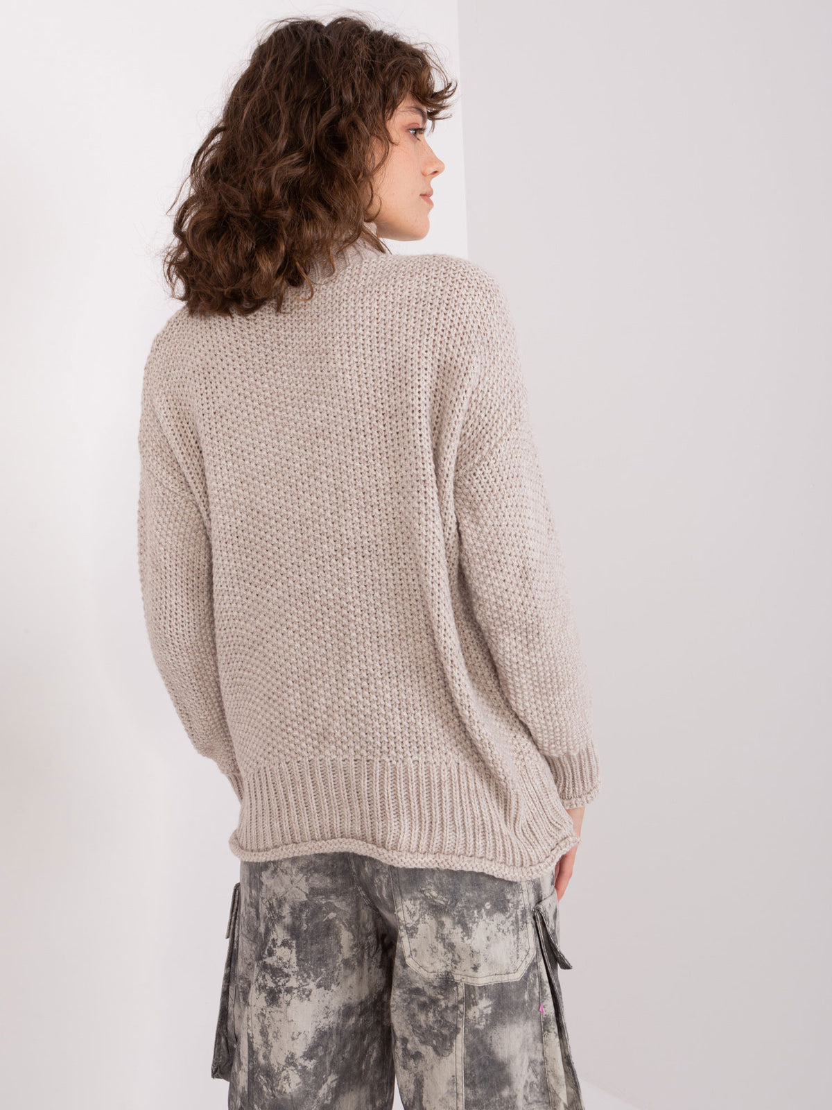 MELFIA – Oversize-Rollkragenpullover