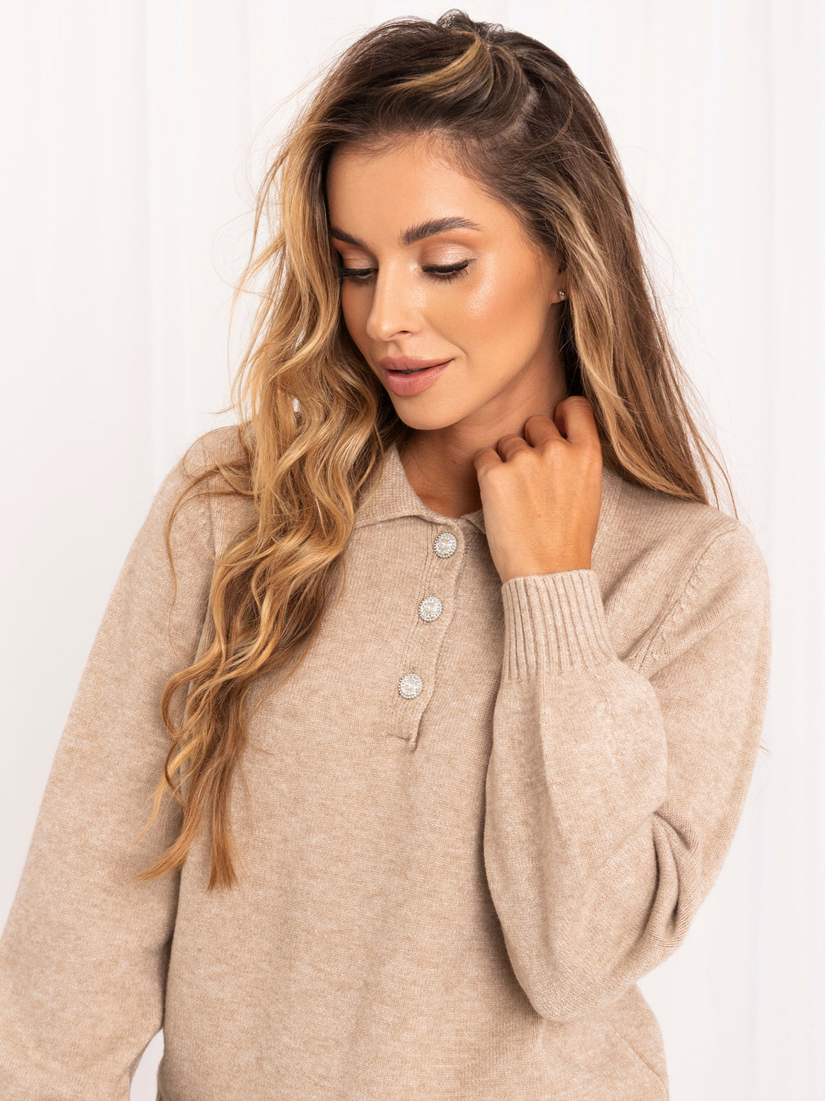 MELFIA® Pullover mit Kragen