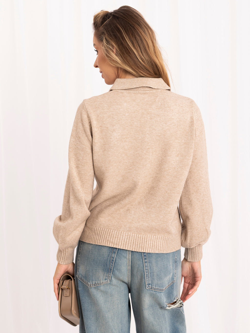 MELFIA® Pullover mit Kragen
