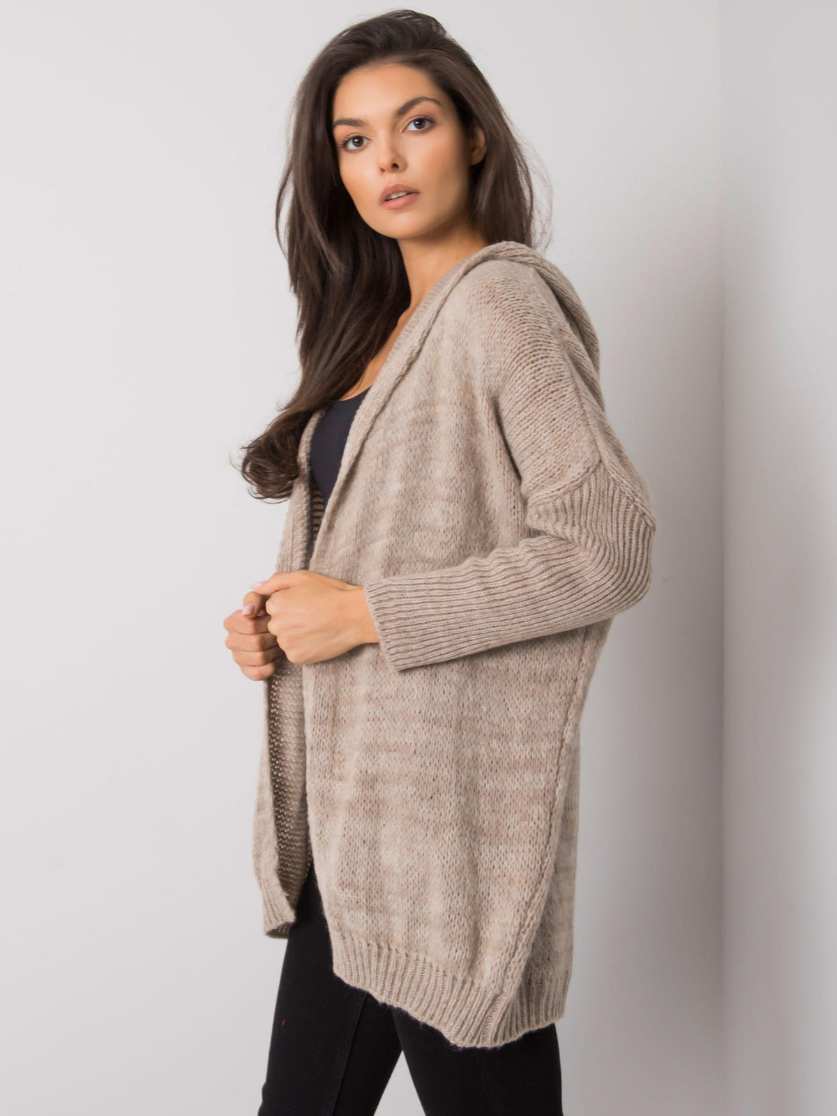 MELFIA® Strickjacke mit Kapuze