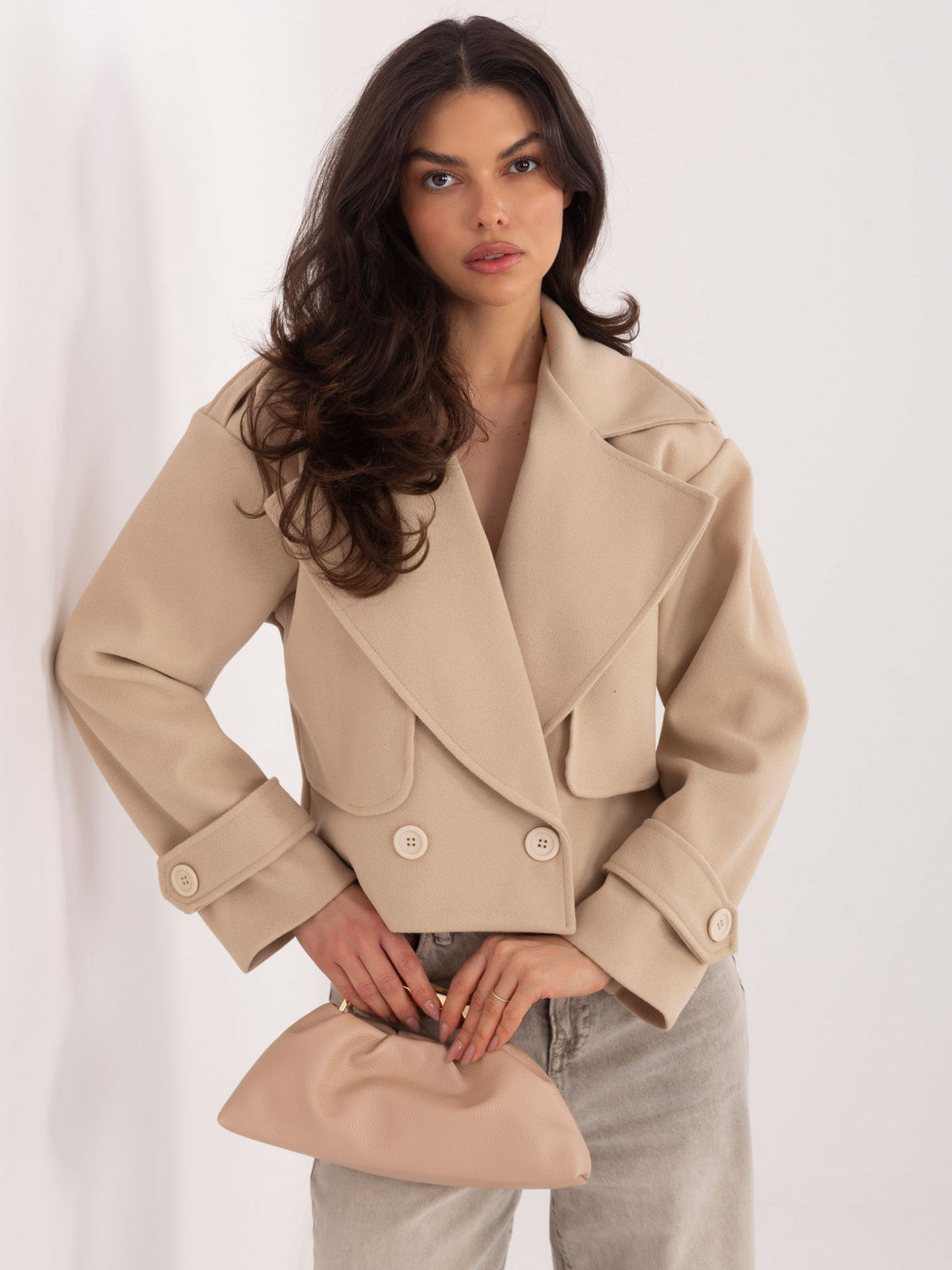 MELFIA Double-Breasted Coat