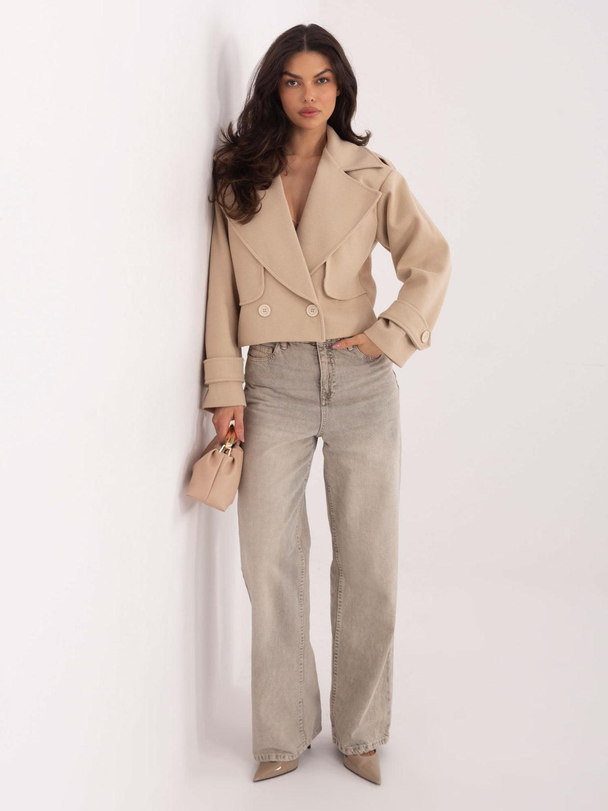 MELFIA Double-Breasted Coat