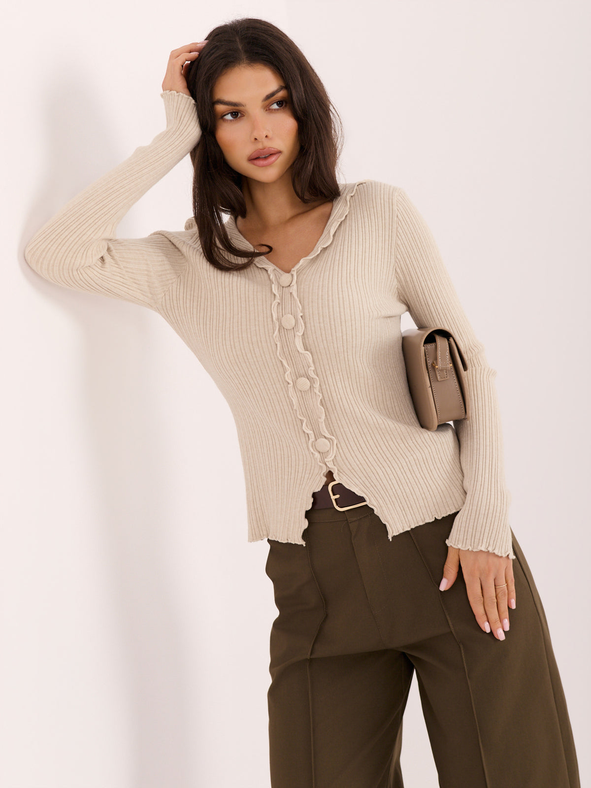MELFIA® Pullover mit Frontschlitz