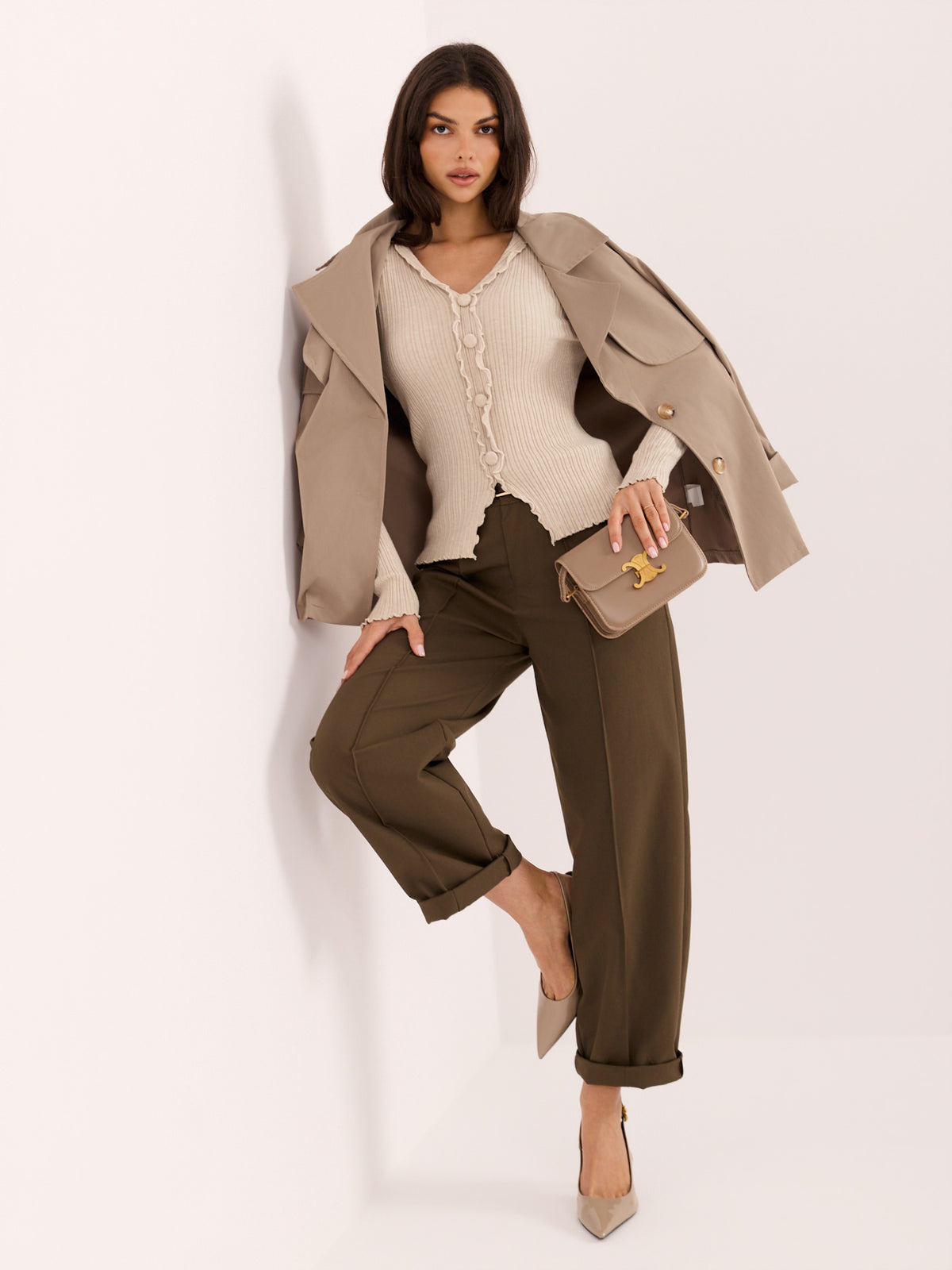 MELFIA® Pullover mit Frontschlitz