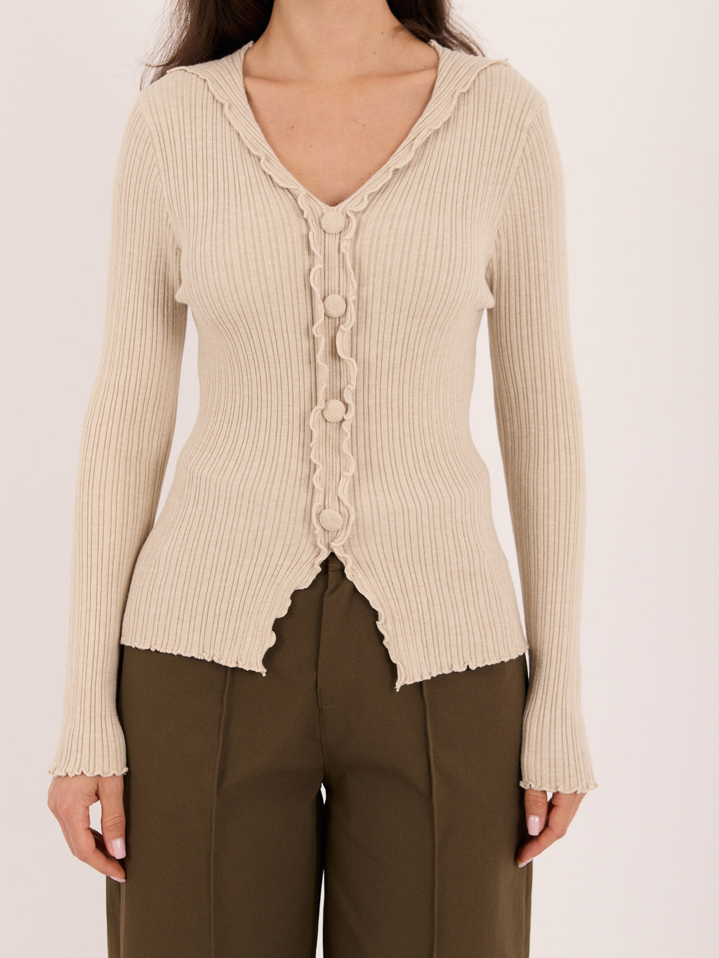 MELFIA® Pullover mit Frontschlitz