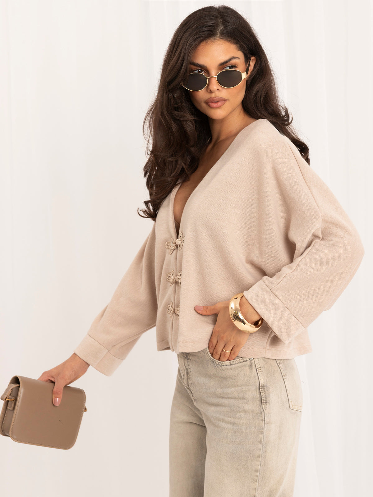 MELFIA® Cardigan im asiatischen Stil