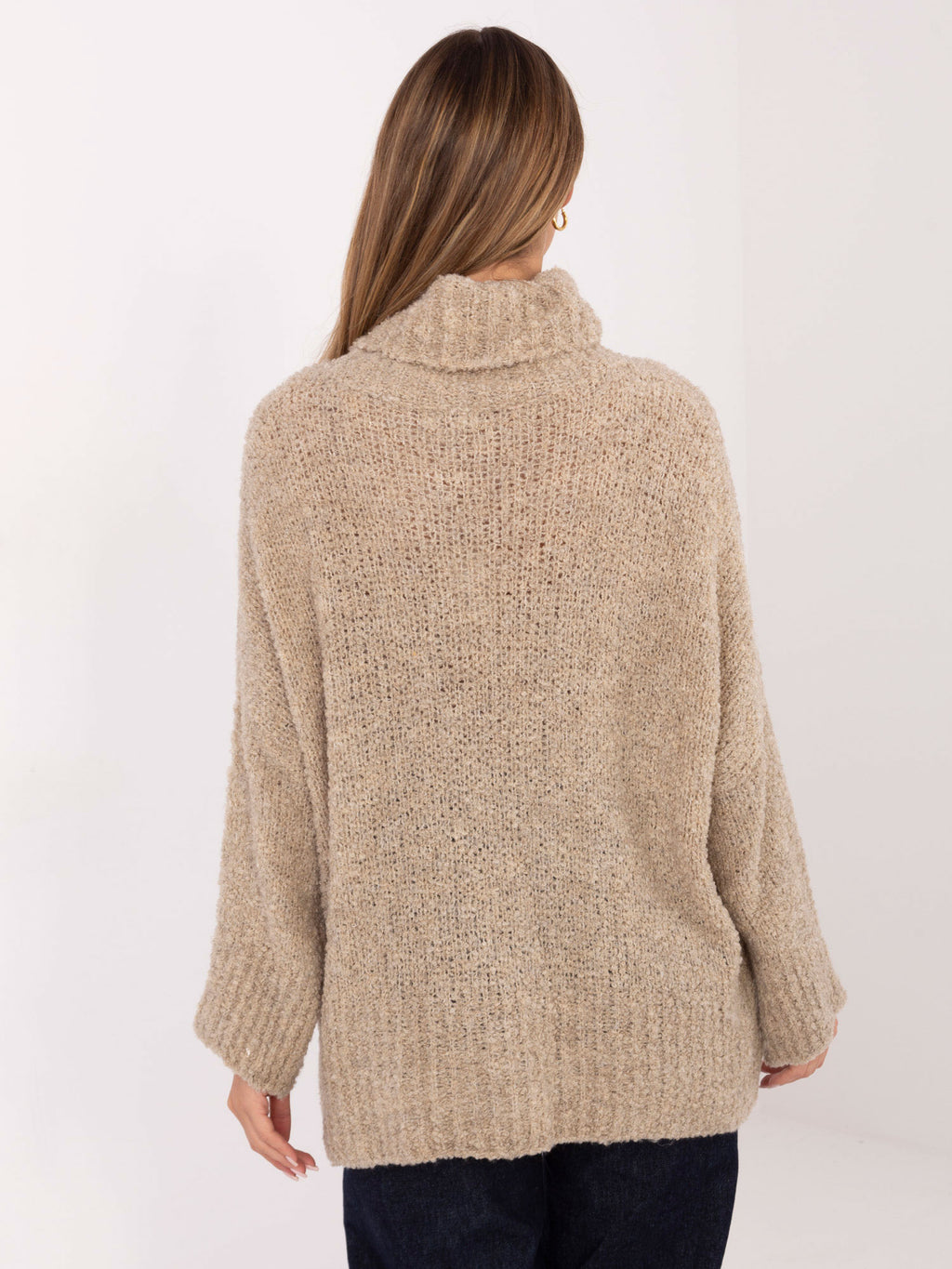 MELFIA – Oversize-Pullover aus Bouclé