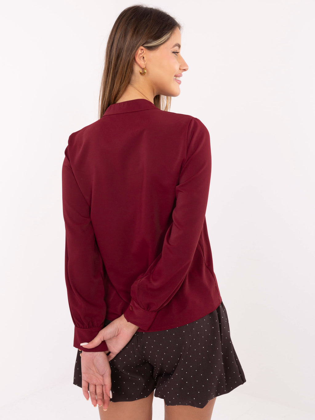 MELFIA Hemdbluse mit Rüschen