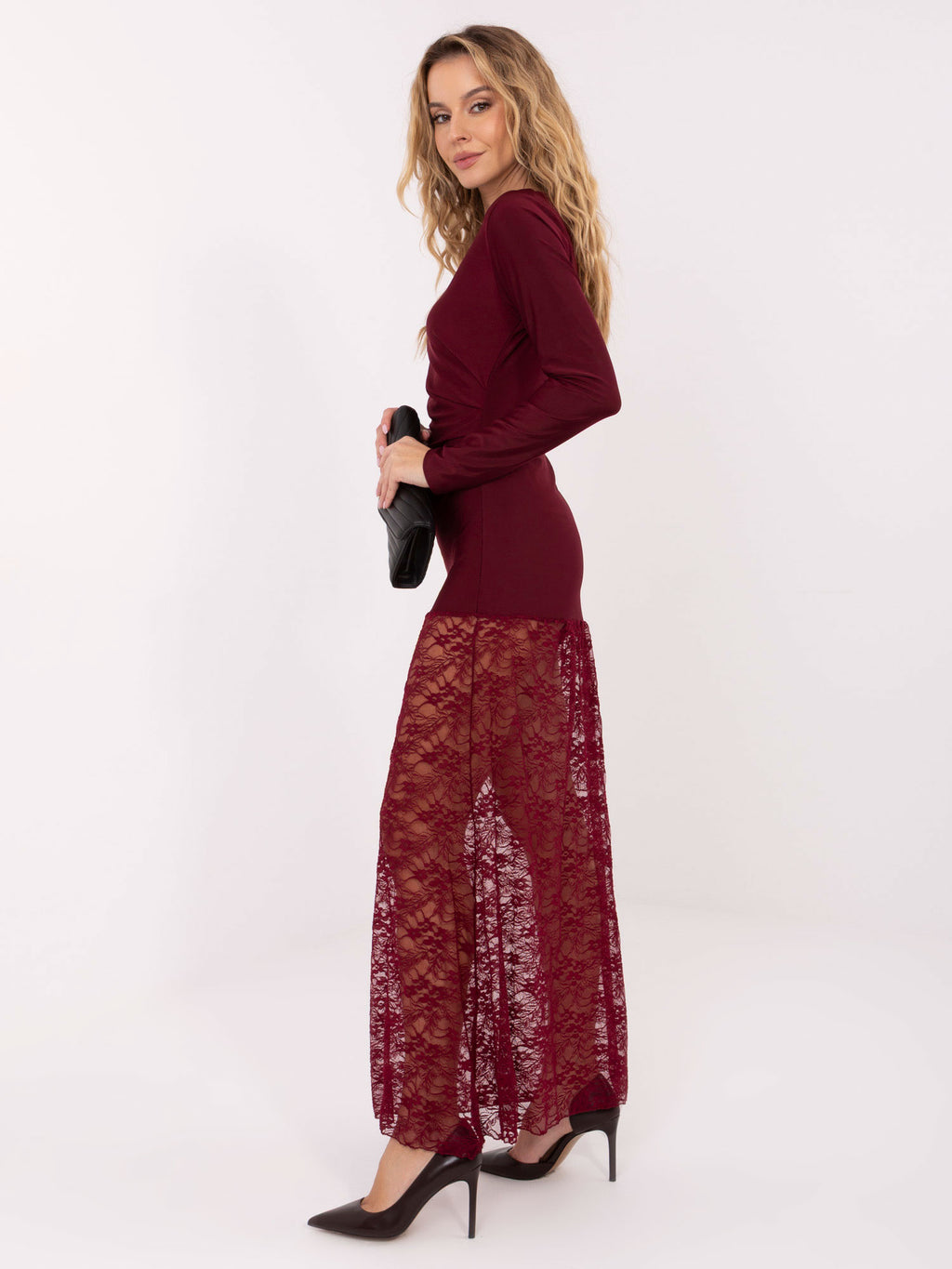 MELFIA Draped Evening Dress
