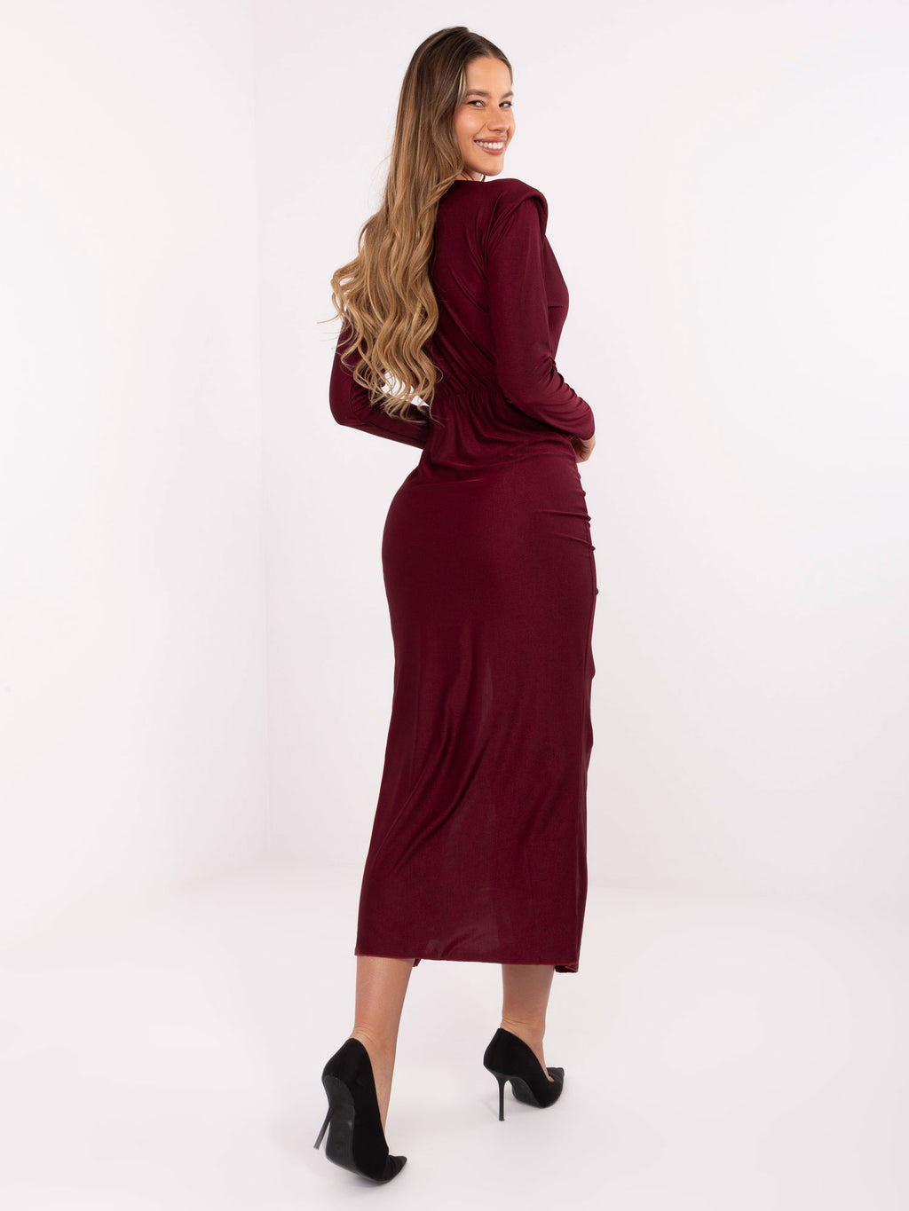 MELFIA Long Detail Dress