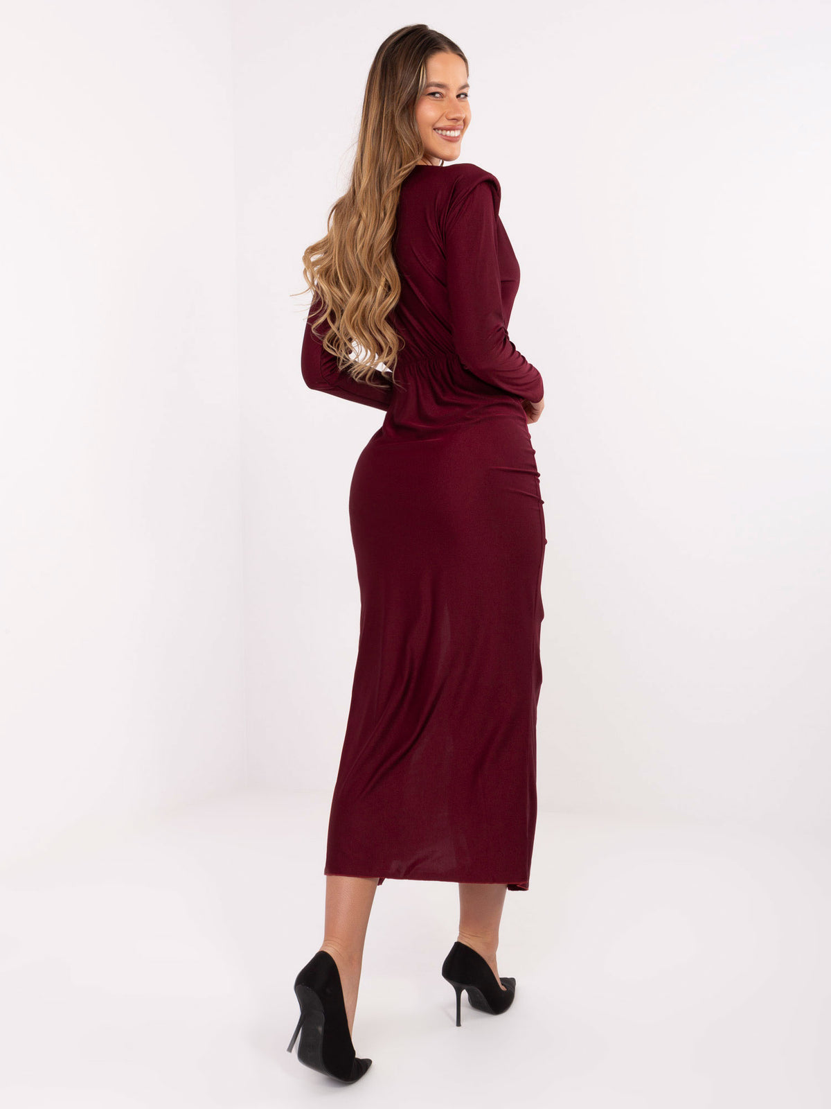 MELFIA Long Detail Dress