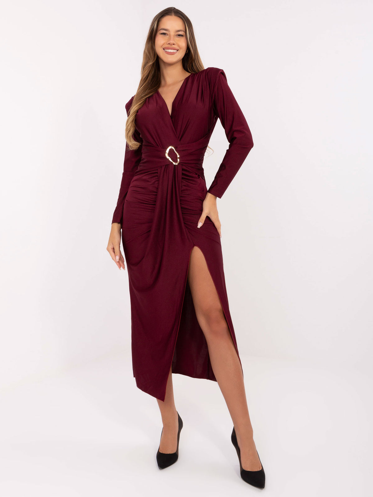 MELFIA Long Detail Dress