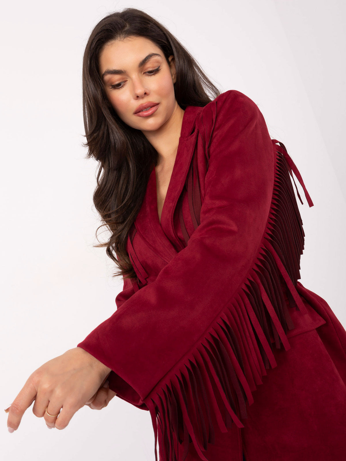 MELFIA® Wildlederjacke mit Fransen – Boho-Look & Eleganter Style