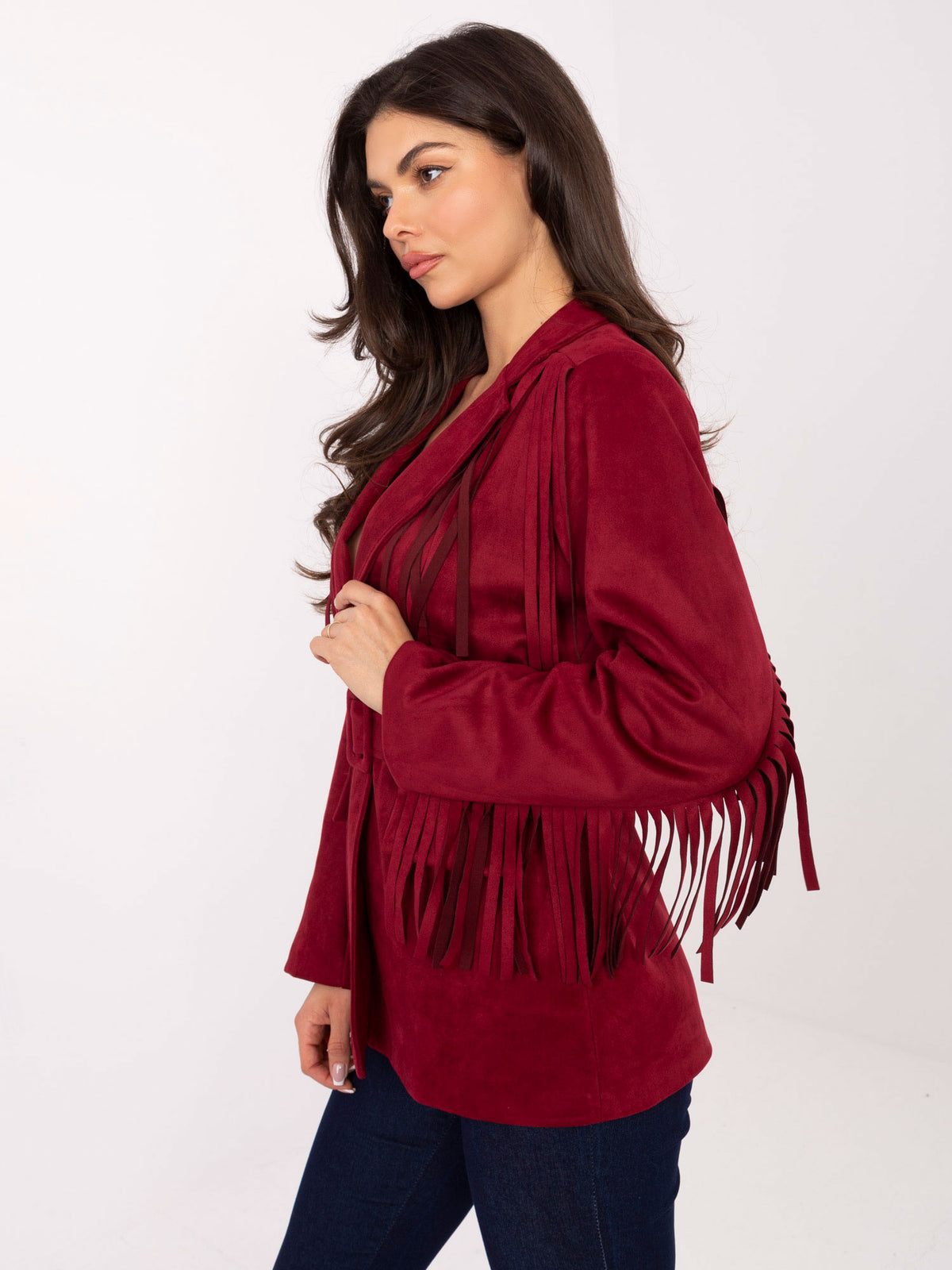 MELFIA® Wildlederjacke mit Fransen – Boho-Look & Eleganter Style