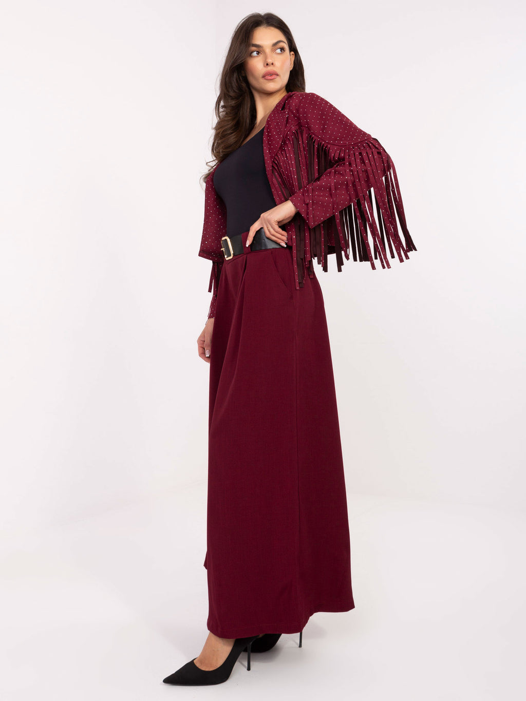 MELFIA Weite Hose mit Falten