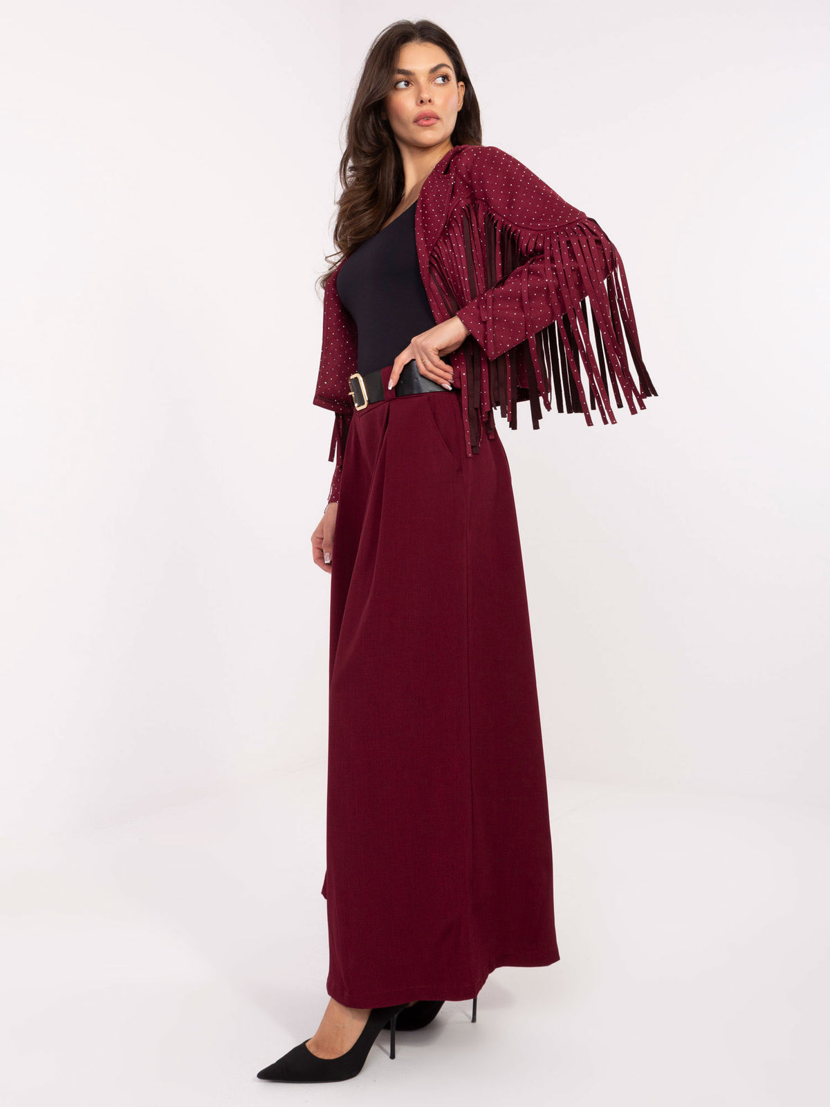 MELFIA Weite Hose mit Falten