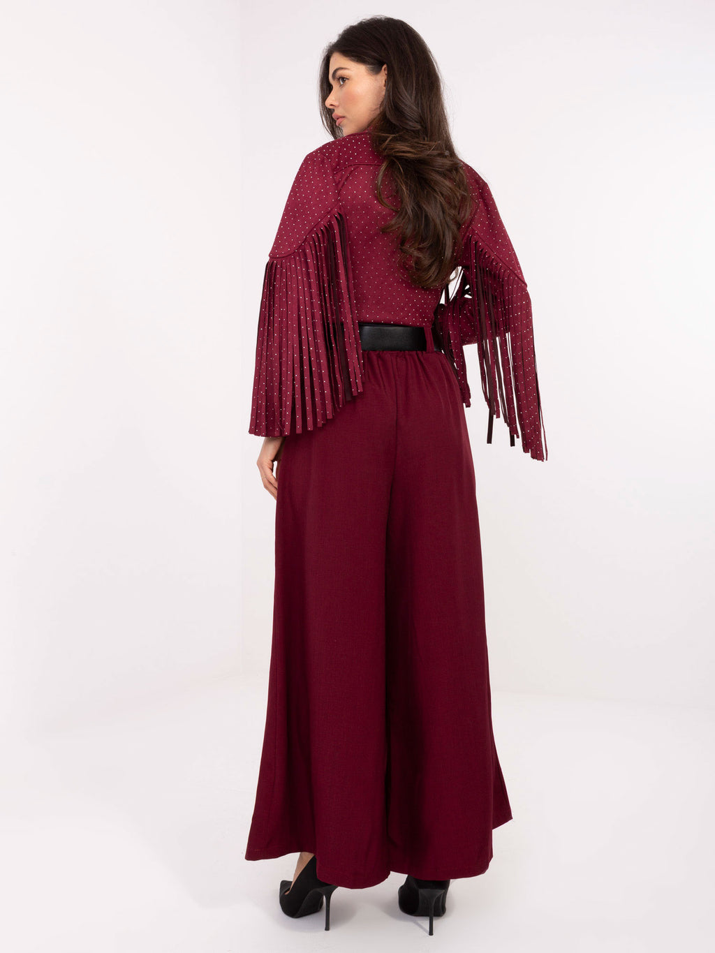 MELFIA Weite Hose mit Falten