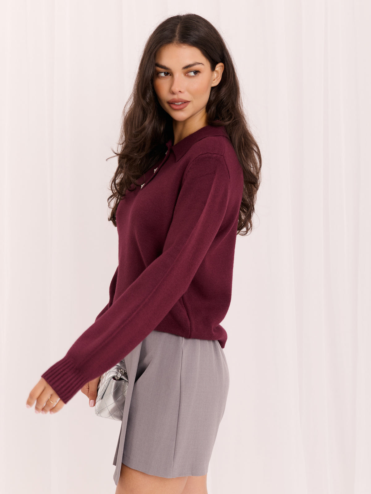 MELFIA® Pullover mit Kragen