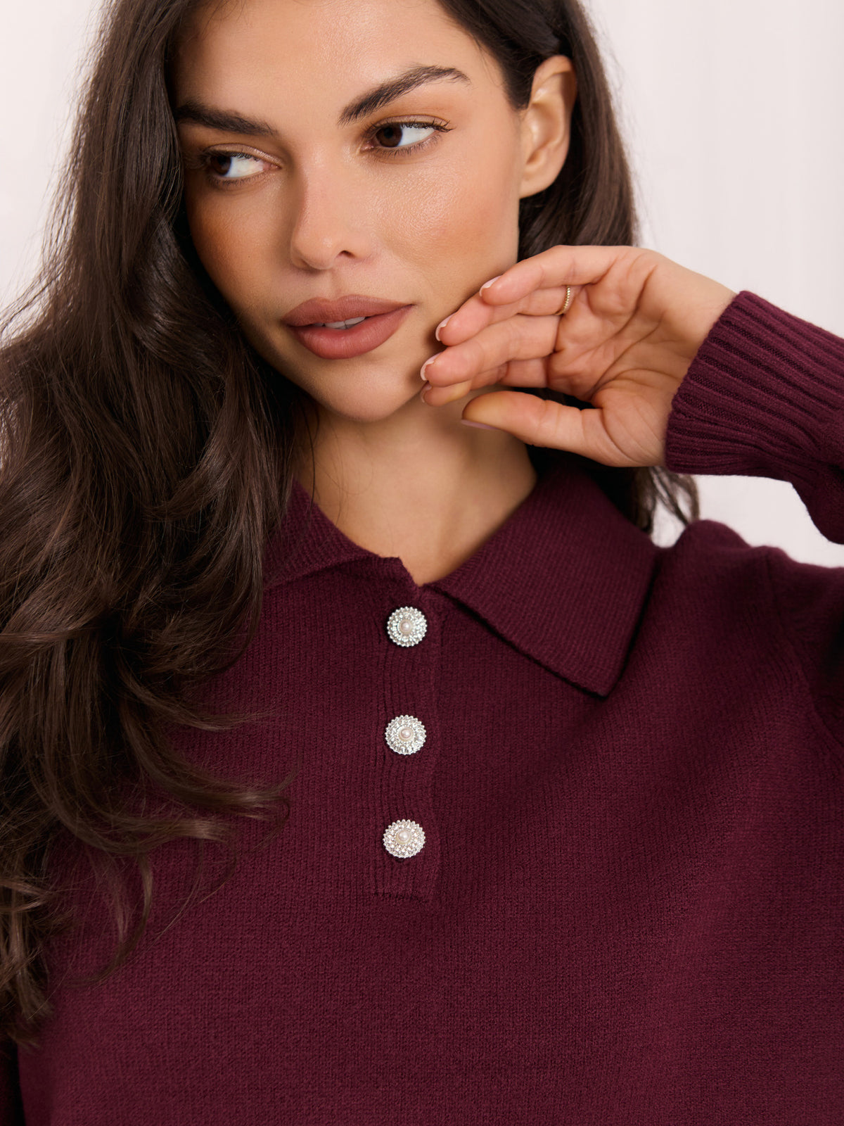 MELFIA® Pullover mit Kragen