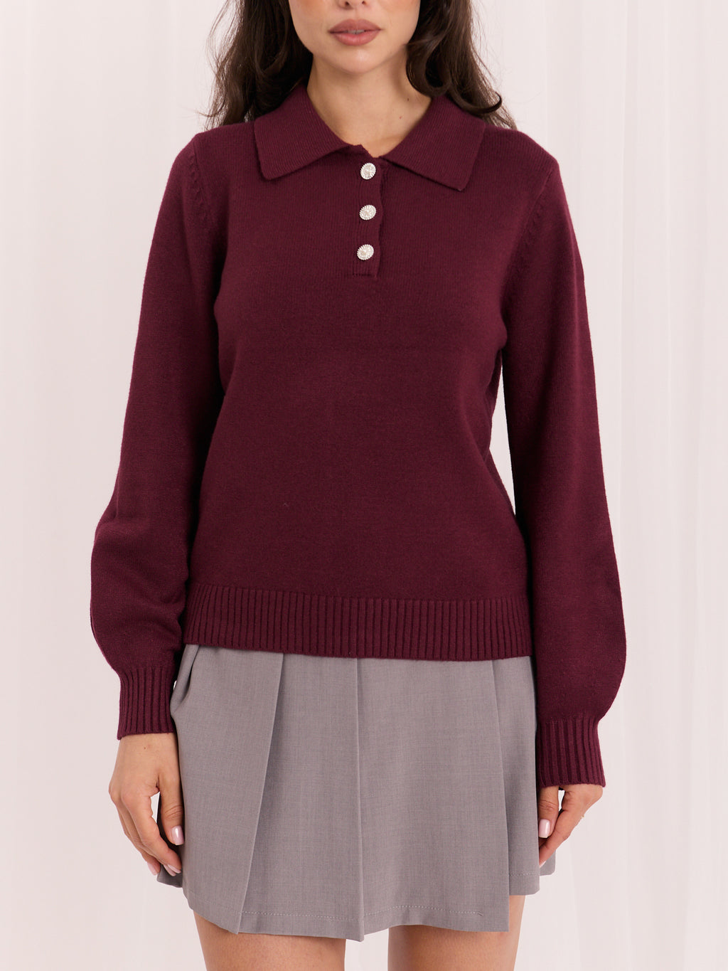 MELFIA® Pullover mit Kragen