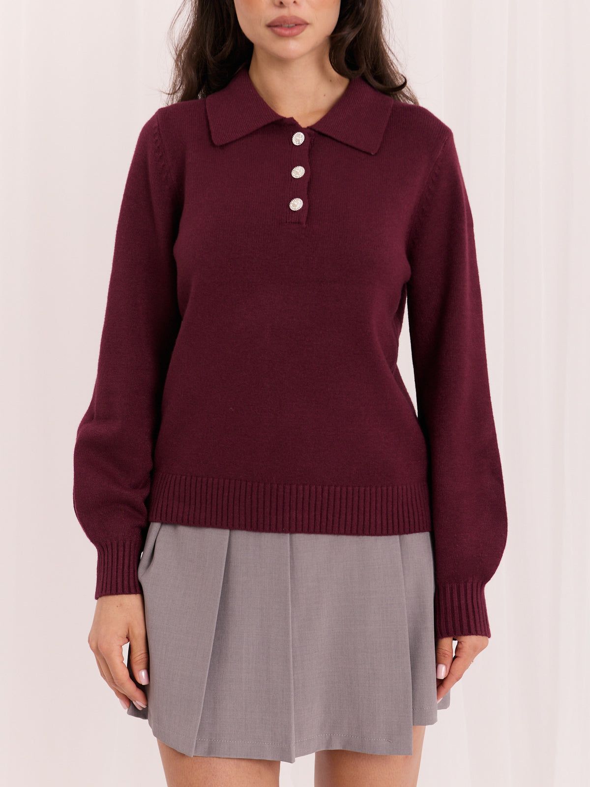MELFIA® Pullover mit Kragen