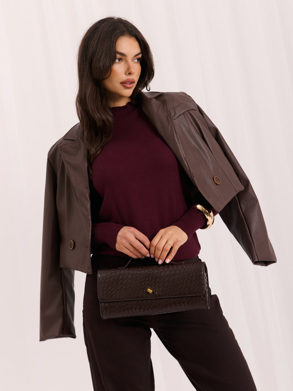 MELFIA – Weicher Pullover mit Stehkragen