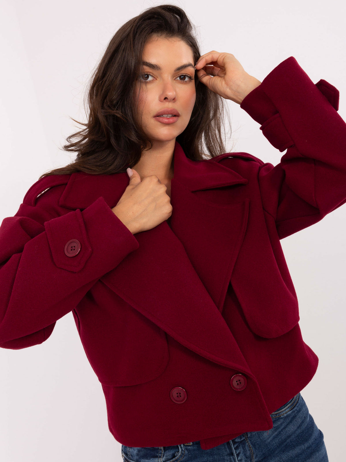 MELFIA Double-Breasted Coat