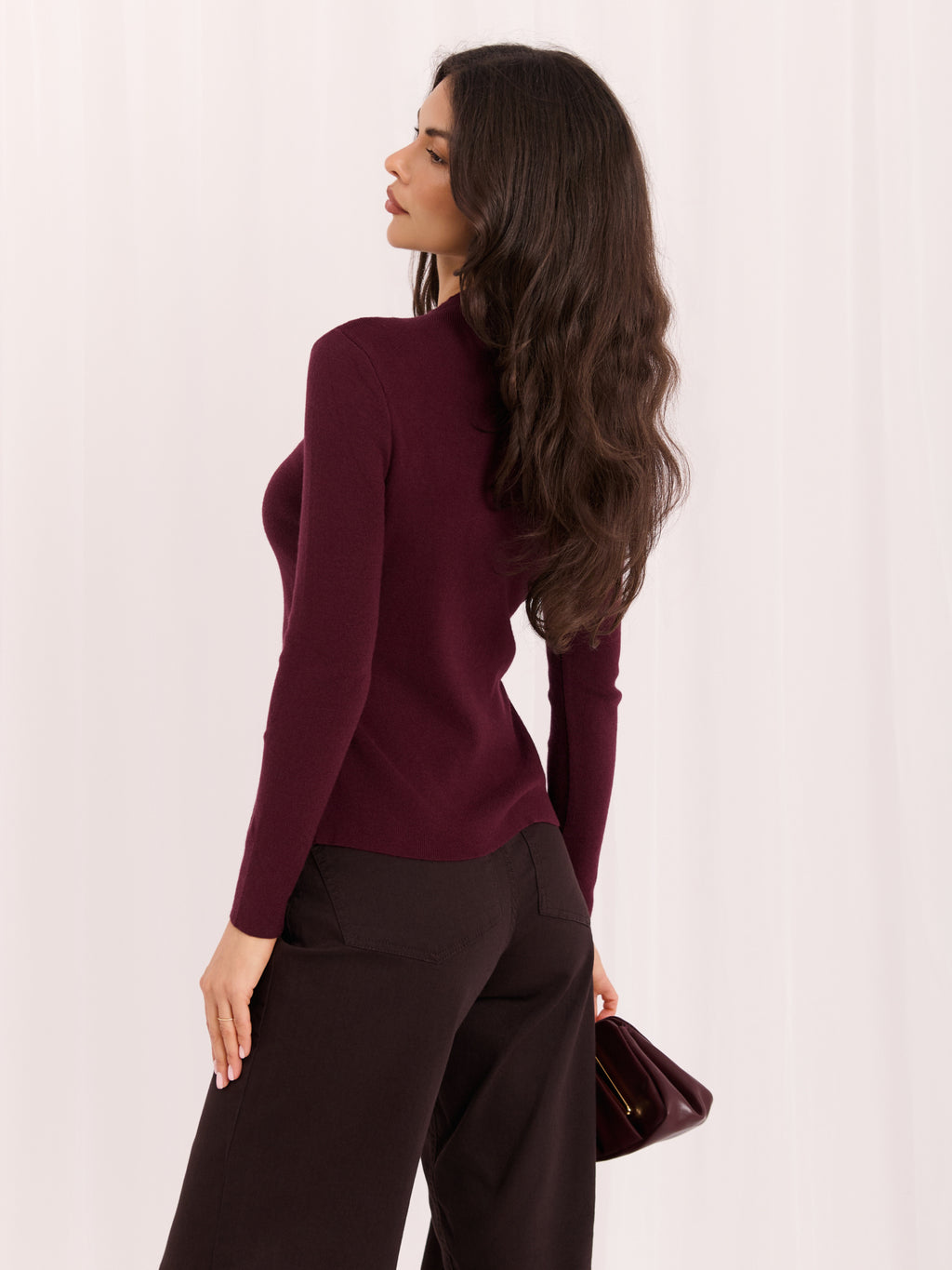 MELFIA® Pullover mit Drapierung
