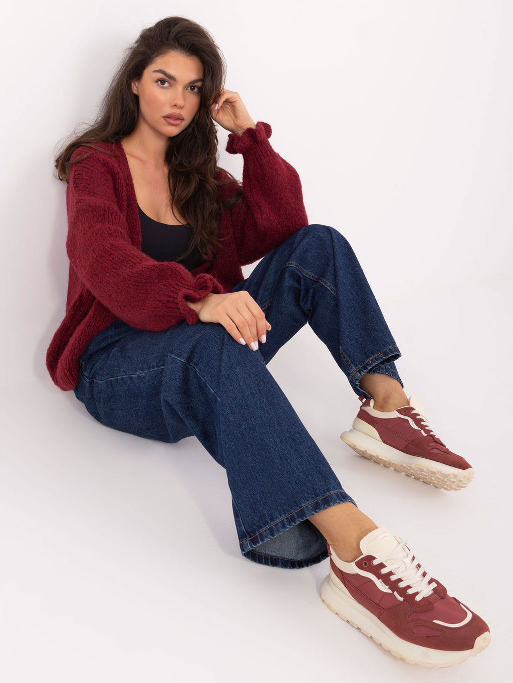 MELFIA® Damen-Cardigan mit Wolle