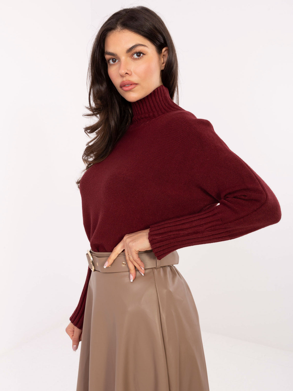 MELFIA  – Oversize-Rollkragenpullover