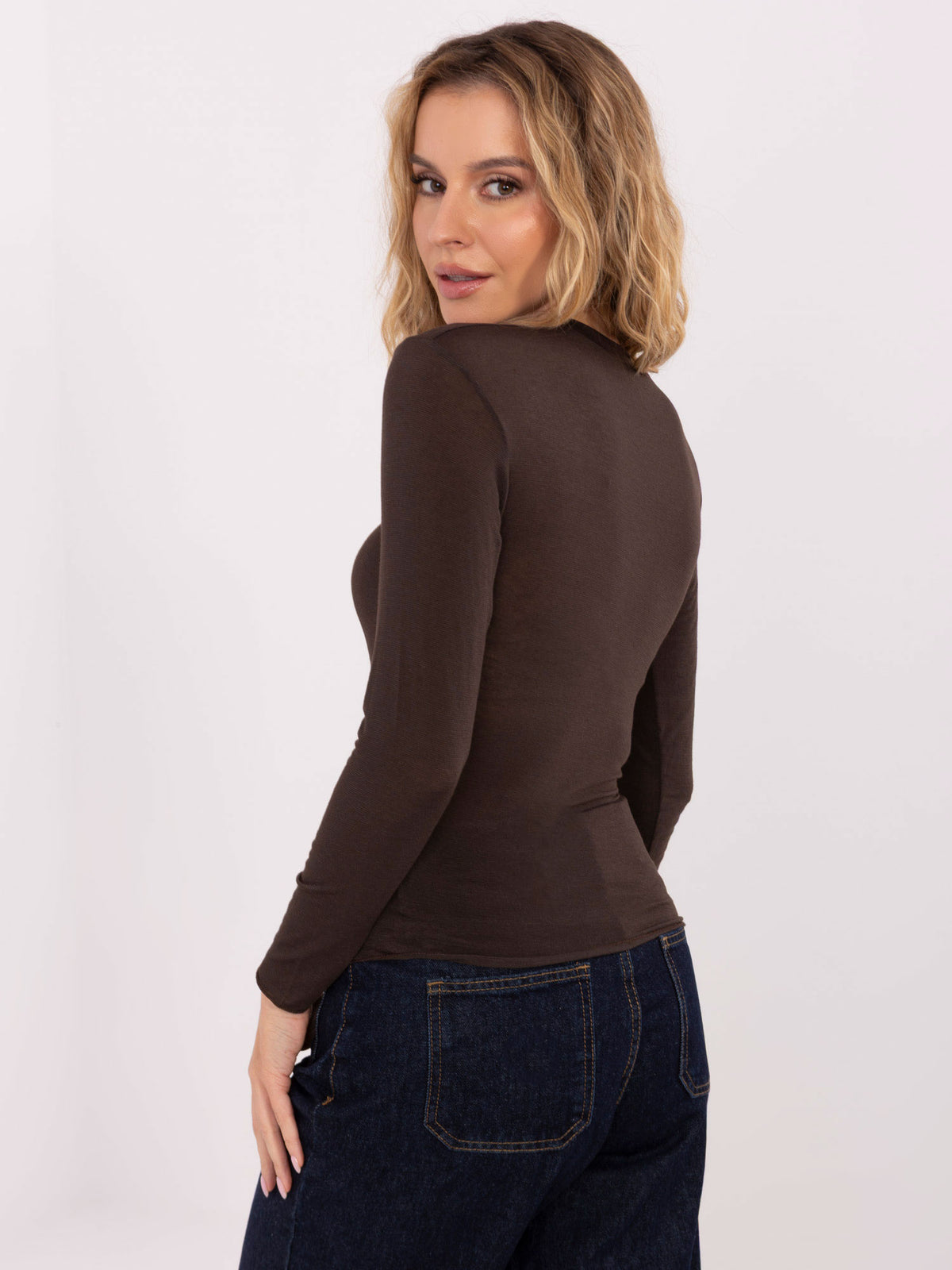 MELFIA Fitted Soft Blouse