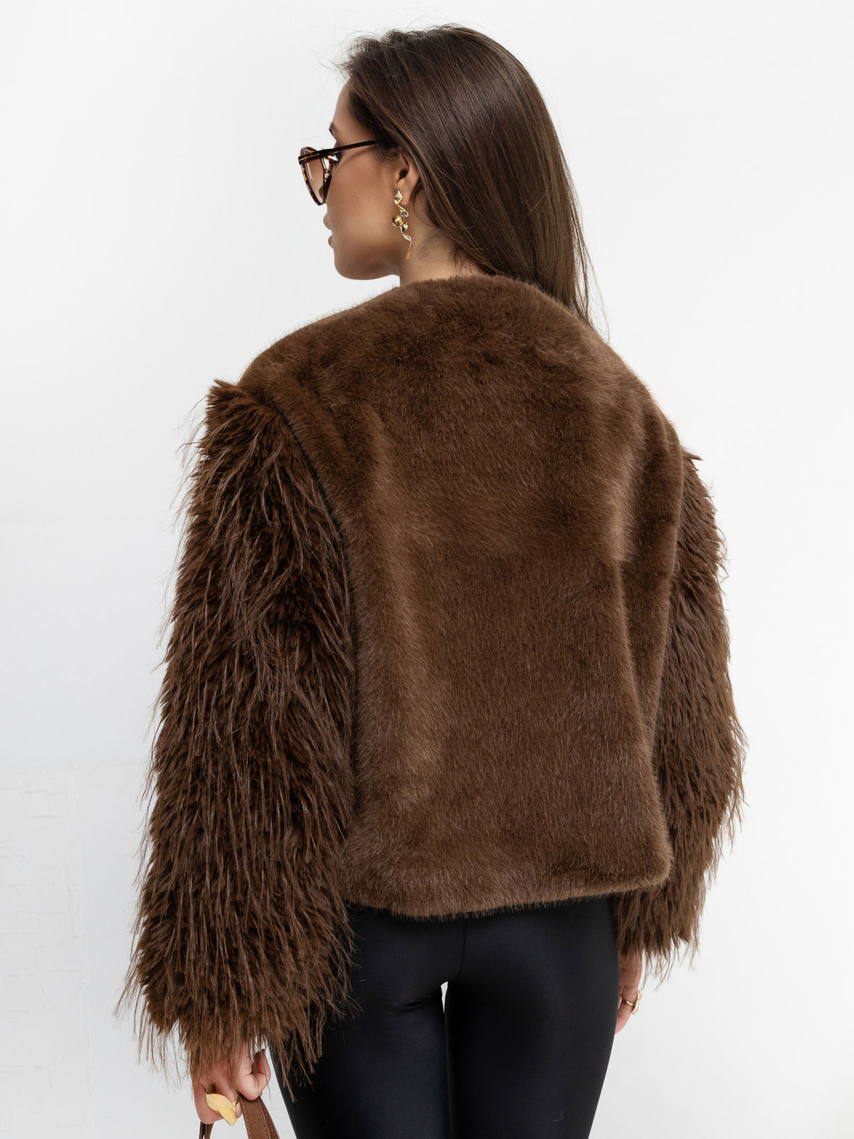 MELFIA Contrast Sleeve Jacket