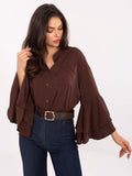 MELFIA Bluse mit Glockenärmeln