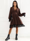 MELFIA ELARA – Elegantes ausgestelltes Kleid mit Taillenabnähern