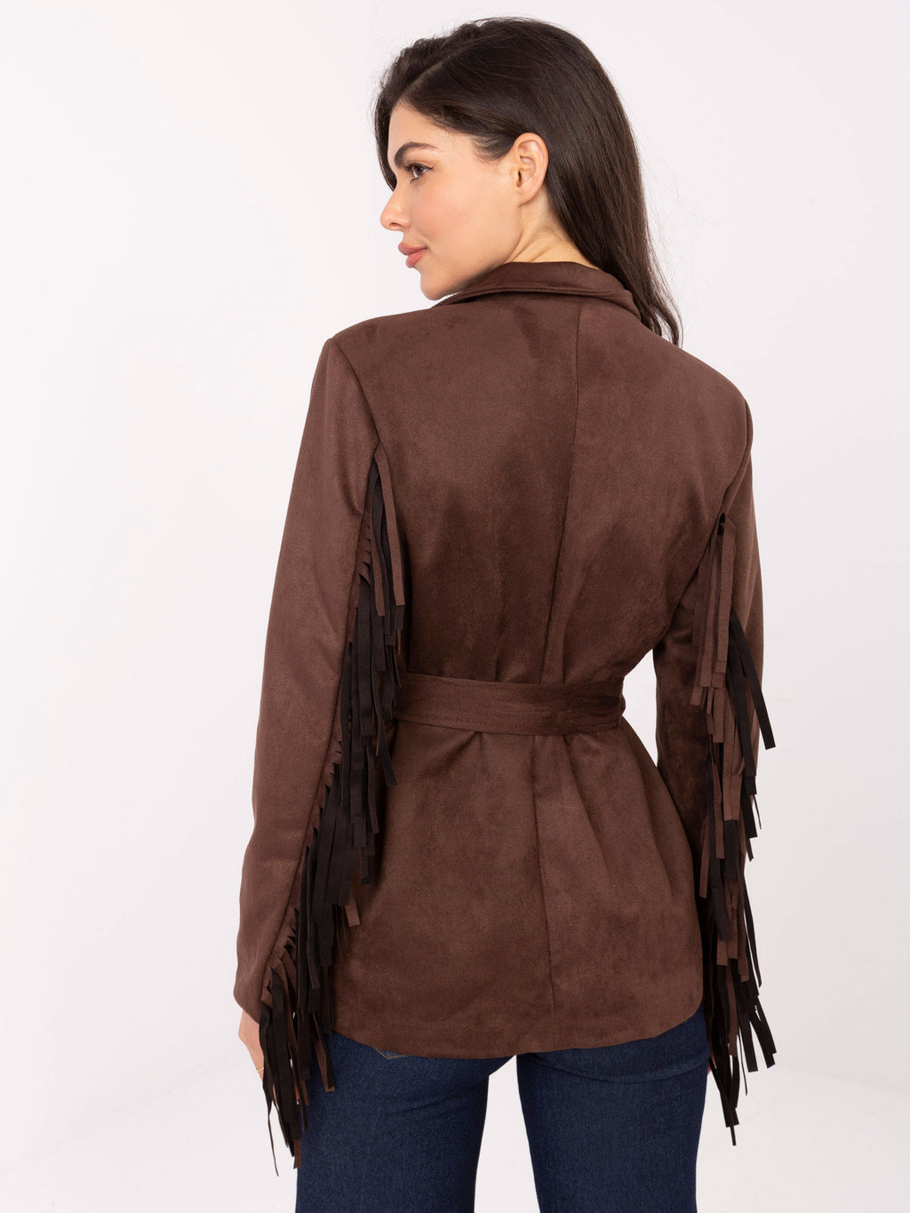 MELFIA® Wildlederjacke mit Fransen – Boho-Look & Eleganter Style
